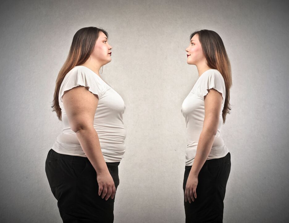 before and after weight loss