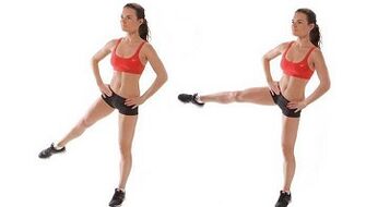 Exercise to lose weight buttocks and thighs.