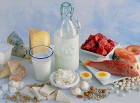 Products included in the keto diet.